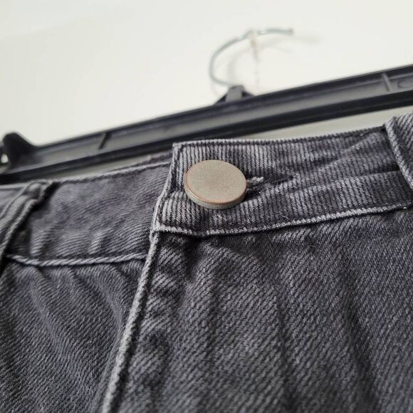 ASOS Black Denim Mini Skirt Women’s US 6 High Rise 100% Cotton - Picture 5 of 6